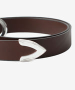 画像をギャラリービューアに読み込む, ATTACHMENT アタッチメントのCOW LEATHER WESTERN BELT - BROWNの公式通販サイトsession福岡セレクトショップ
