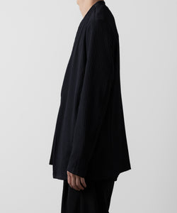 ATTACHMENT アタッチメントのPE STRETCH RIB COLLARLESS CARDIGAN - D.NAVY 公式通販サイトsession福岡セレクトショップ