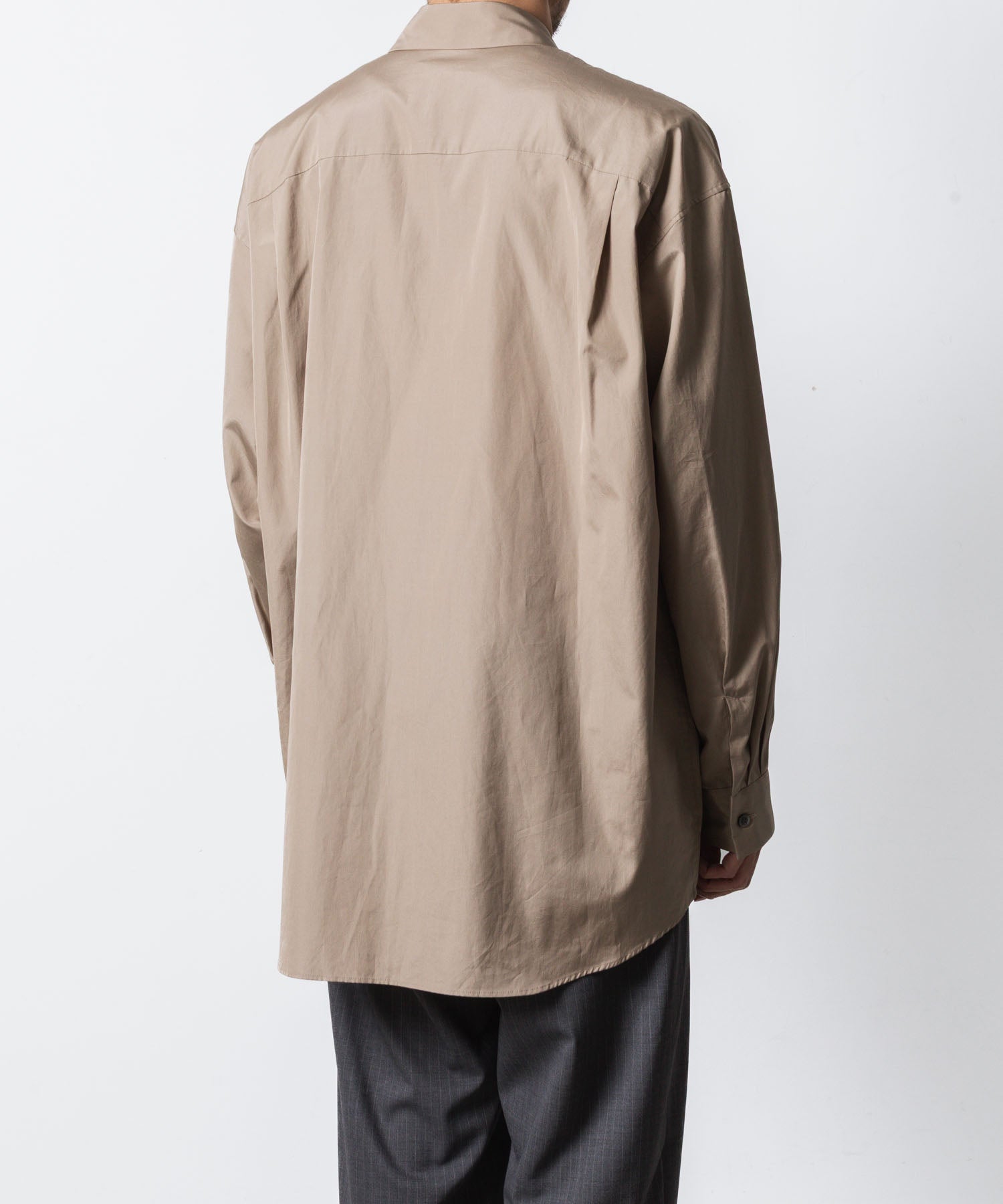 ATTACHMENT アタッチメントの140/2 GIZA BROAD L/S SHIRT - CAMELの公式通販サイトsession福岡セレクトショップ