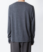 画像をギャラリービューアに読み込む, ATTACHMENT アタッチメントの× JOHN SMEDLEY MERINO EXTRAFINE WELTED CREW NECK L/S - D.GRAYの公式通販サイトsession福岡セレクトショップ
