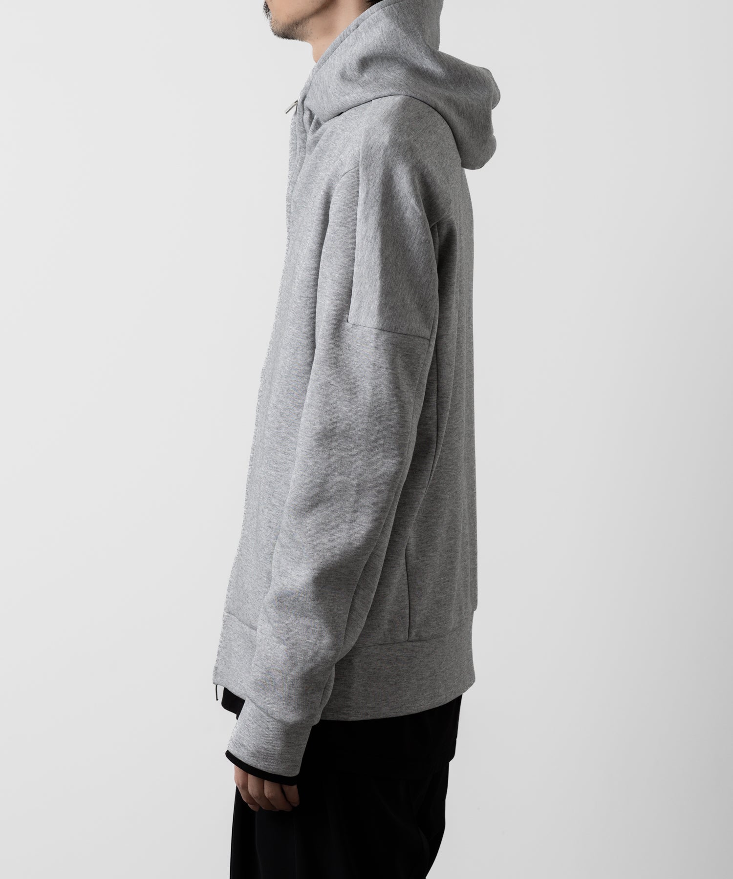 ATTACHMENT アタッチメントの限定CO/PE DOUBLE KNIT ZIP UP HOODIE - X.GRAYの公式通販サイトsession福岡セレクトショップ