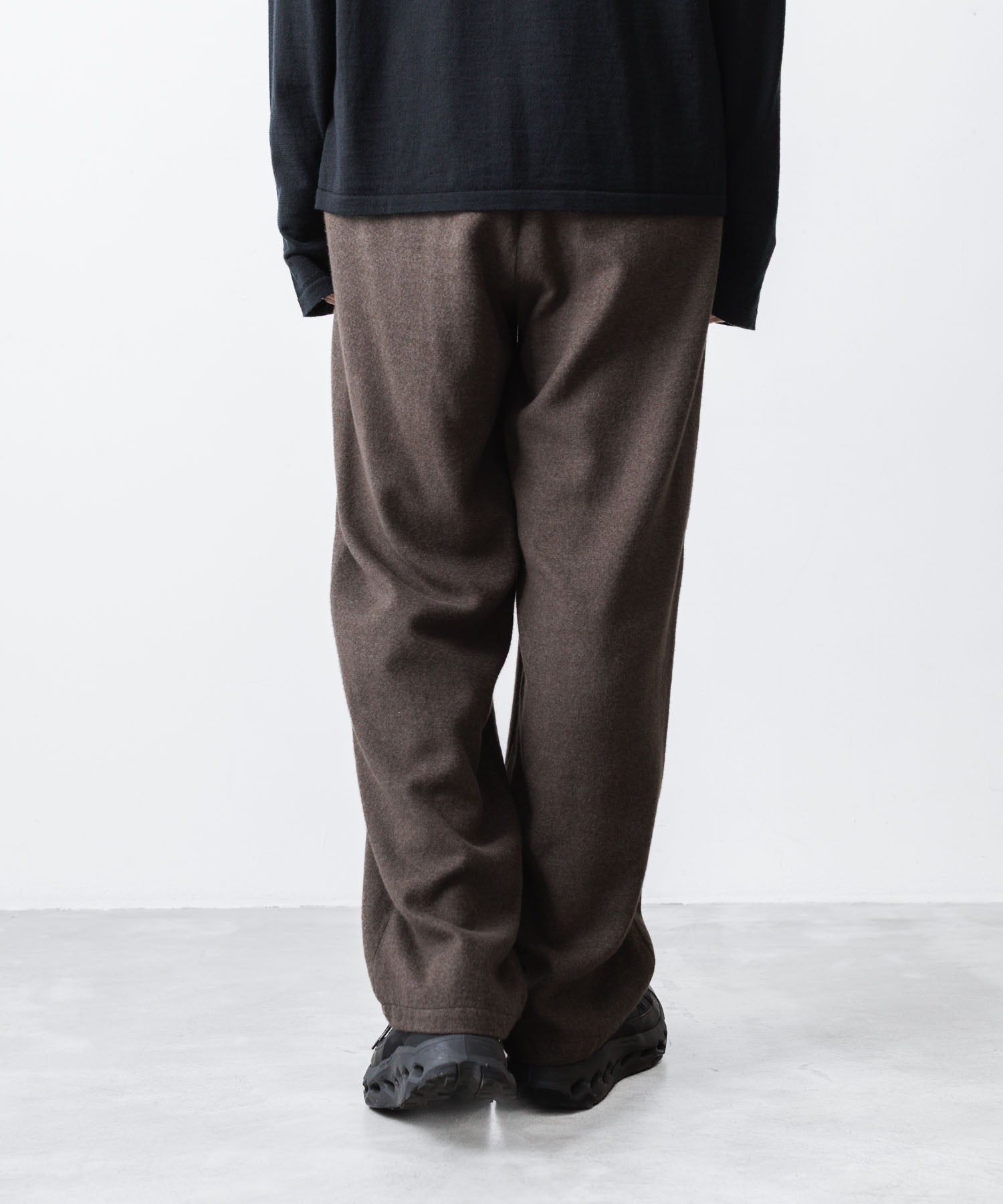 ATTACHMENT アタッチメントのRY/CO/SI FLANNEL 1TUCK EASY TROUSERS - D.GRAYの公式通販サイトsession福岡セレクトショップ
