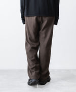 画像をギャラリービューアに読み込む, ATTACHMENT アタッチメントのRY/CO/SI FLANNEL 1TUCK EASY TROUSERS - D.GRAYの公式通販サイトsession福岡セレクトショップ
