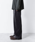 画像をギャラリービューアに読み込む, ATTACHMENT アタッチメントのCO/PE VELOR JERSEY 3D TRACK WIDE PANTS - D.GRAYの公式通販サイトsession福岡セレクトショップ
