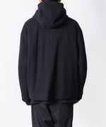 画像をギャラリービューアに読み込む, ATTACHMENT アタッチメントのWOOL SHAGGY PADDING HOODED JACKET - BLACKの公式通販サイトsession福岡セレクトショップ
