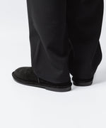 画像をギャラリービューアに読み込む, ATTACHMENT アタッチメントのCOW LEATHER SUEDE BABOUCHE - BLACKの公式通販サイトsession福岡セレクトショップ
