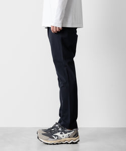 ATTACHMENT アタッチメントの別注SOLOTEX DOUBLE CLOTH REGULAR FIT EASY TROUSERS - NAVYの公式通販サイトsession福岡セレクトショップ