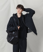画像をギャラリービューアに読み込む, ATTACHMENT アタッチメントのCO STRECH TERRY ZIP UP HOODIE - BLACKの公式通販サイトsession福岡セレクトショップ
