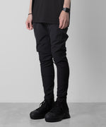 画像をギャラリービューアに読み込む, ATTACHMENT アタッチメントのPE HIGH COUNT DOUBLE CLOTH SIDE POCKET EAZY PANTS - BLACKの公式通販サイトsession福岡セレクトショップ
