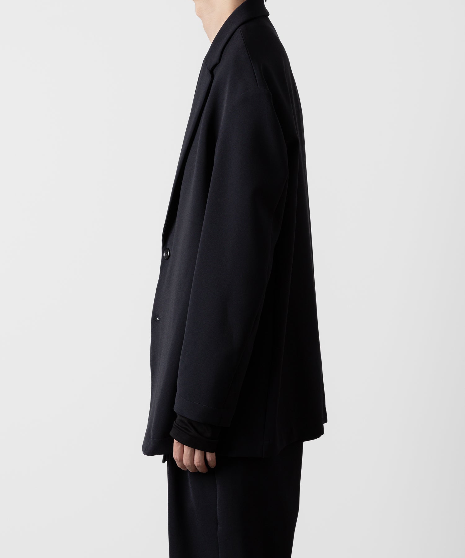 ATTACHMENT アタッチメントのPE STRETCH DOUBLE CLOTH OVERSIZED 2B JACKET - NAVY 公式通販サイトsession福岡セレクトショップ