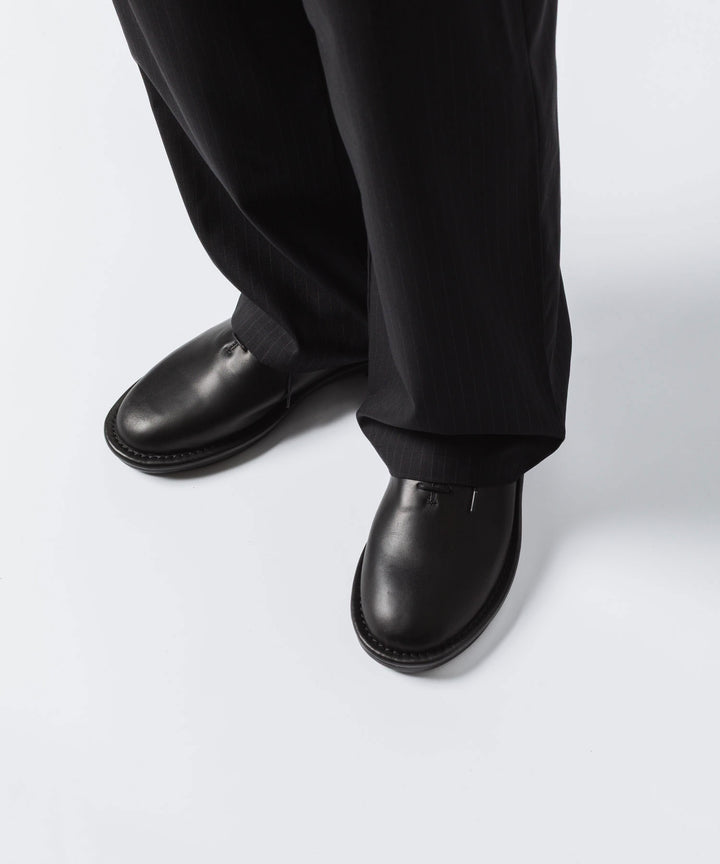 ATTACHMENT アタッチメントのCOW LEATHER BABOUCHE - BLACKの公式通販サイトsession福岡セレクトショップ