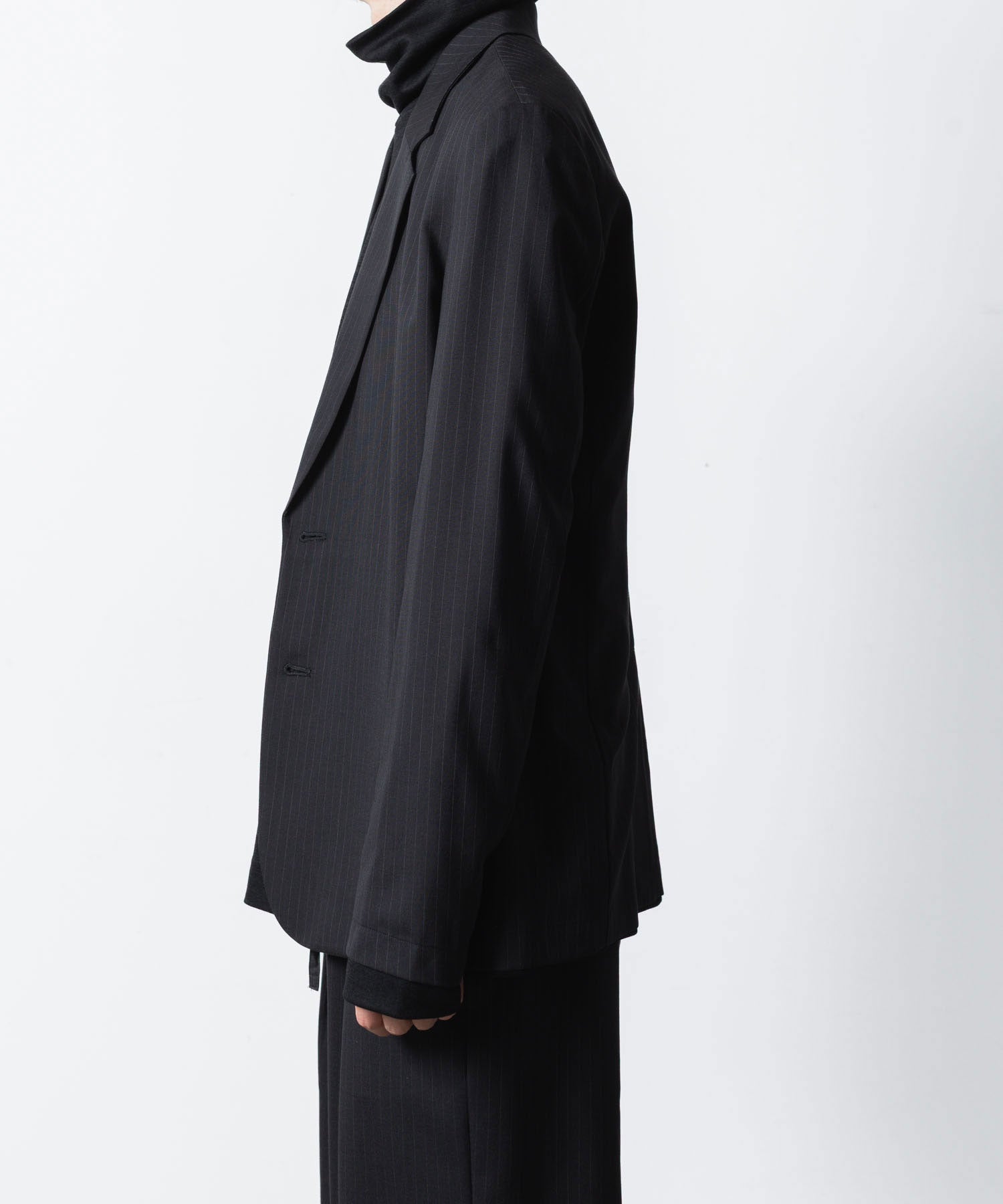 ATTACHMENT アタッチメントのT/W/SI STRETCH GABARDINE 2B JKT - S.BLACKの公式通販サイトsession福岡セレクトショップ