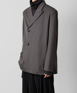 ATTACHMENT アタッチメントのWO GABARDINE PEAK LAPEL JACKET - D.GRAY の公式通販サイトsession福岡セレクトショップ