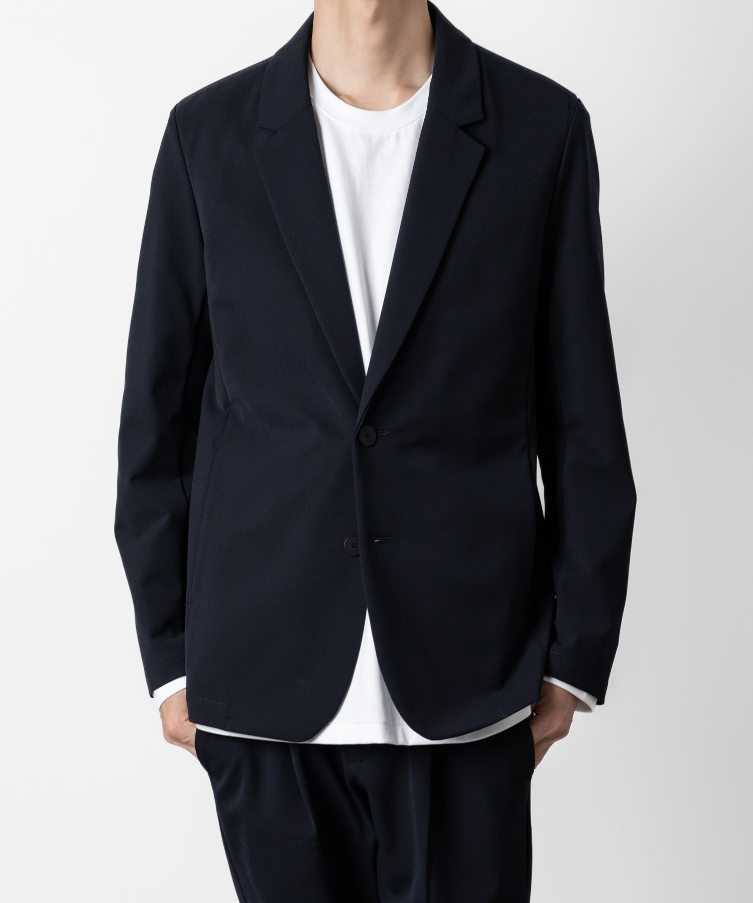 ATTACHMENT アタッチメントの別注SOLOTEX DOUBLE CLOTH 2B JACKET - NAVYの公式通販サイトsession福岡セレクトショップ
