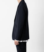 画像をギャラリービューアに読み込む, ATTACHMENT アタッチメントの別注SOLOTEX DOUBLE CLOTH 2B JACKET - NAVYの公式通販サイトsession福岡セレクトショップ

