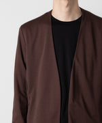 画像をギャラリービューアに読み込む, ATTACHMENT アタッチメントのCOTTON DOUBLE FACE COLLARLESS CARDIGAN - BORDEAUX 公式通販サイトsession福岡セレクトショップ
