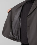 画像をギャラリービューアに読み込む, ATTACHMENT アタッチメントのWO GABARDINE PEAK LAPEL JACKET - D.GRAY の公式通販サイトsession福岡セレクトショップ
