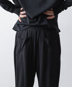 画像をギャラリービューアに読み込む, ATTACHMENT アタッチメントの1/60 WOOL SMOOTH SLIM FIT LOUNGE TROUSERS - BLACKの公式通販サイトsession福岡セレクトショップ
