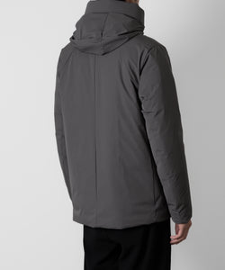 ATTACHMENT アタッチメントの3LAYER LIGHT TAFFETA HOODED DOWN JACKET - D.GRAY 公式通販サイトsession福岡セレクトショップ