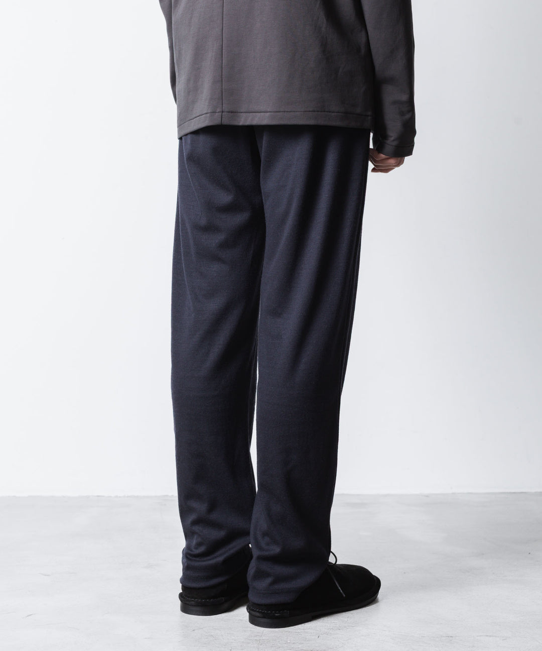 ATTACHMENT アタッチメントの1/60 WOOL SMOOTH SLIM FIT LOUNGE TROUSERS - NAVYの公式通販サイトsession福岡セレクトショップ