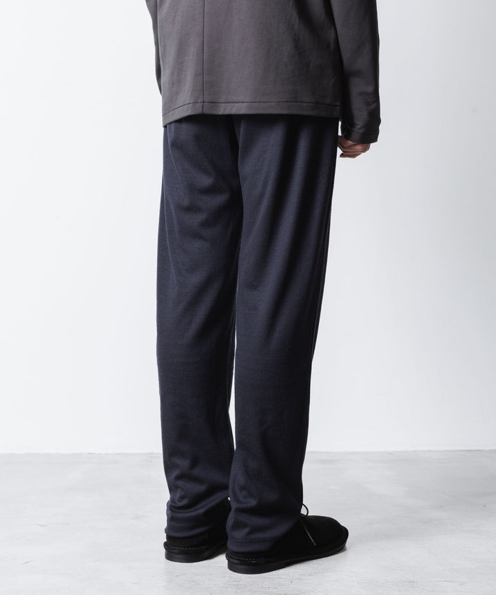 ATTACHMENT アタッチメントの1/60 WOOL SMOOTH SLIM FIT LOUNGE TROUSERS - NAVYの公式通販サイトsession福岡セレクトショップ