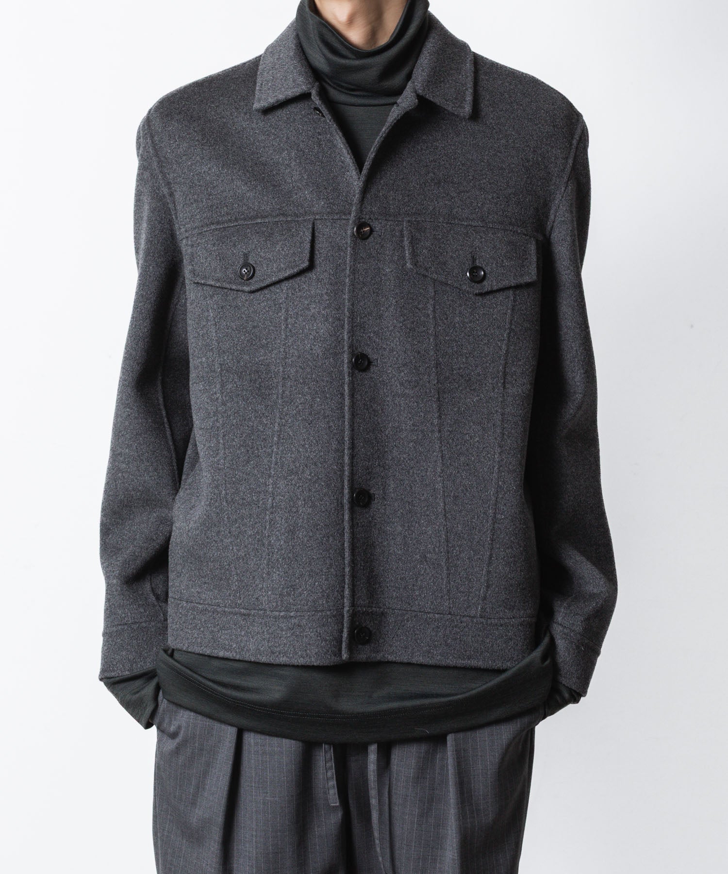 ATTACHMENT アタッチメントのWO/CA DOUBLE FACE BEAVER TRACKER JACKET - X.GRAYの公式通販サイトsession福岡セレクトショップ