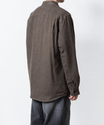 画像をギャラリービューアに読み込む, ATTACHMENT アタッチメントのRY/CO/SI FLANNEL PADDING L/S SHIRT - D.GRAYの公式通販サイトsession福岡セレクトショップ
