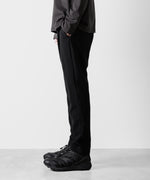 画像をギャラリービューアに読み込む, ATTACHMENT アタッチメントのPE STRETCH DOUBLE CLOTH REGULAR FIT EASY TROUSERS - BLACK 公式通販サイトsession福岡セレクトショップ
