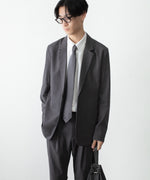 画像をギャラリービューアに読み込む, ATTACHMENT アタッチメントのSILK SATIN JACQUARD TIE - BLACKの公式通販サイトsession福岡セレクトショップ
