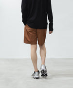 画像をギャラリービューアに読み込む, ATTACHMENT アタッチメントのNY TAFFETA SHORTS - BROWNの公式通販サイトsession福岡セレクトショップ
