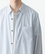 画像をギャラリービューアに読み込む, ATTACHMENT アタッチメントのWO/PE STRIPE L/S SHIRT - S.BLUEの公式通販サイトsession福岡セレクトショップ
