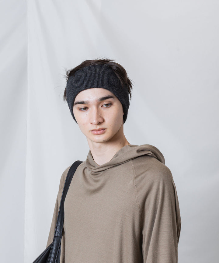 ATTACHMENT アタッチメントのCASHMERE　KNIT HAIR BAND - D.GRAYの公式通販サイトsession福岡セレクトショップ