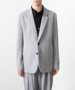 画像をギャラリービューアに読み込む, ATTACHMENT アタッチメントのPE STRETCH DOUBLE CLOTH 2B JKT - L.GRAYの公式通販サイトsession福岡セレクトショップ

