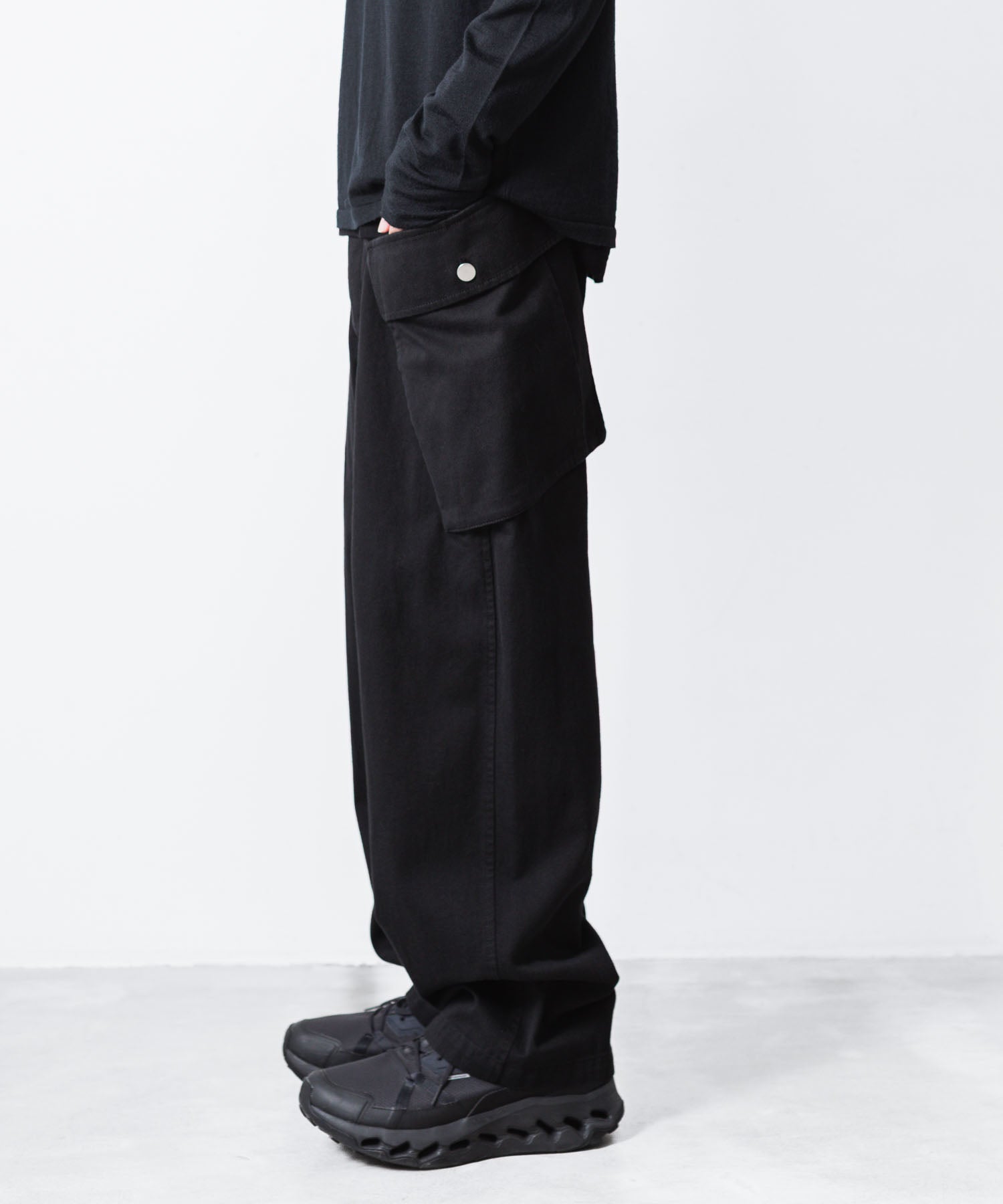 ATTACHMENT アタッチメントのCO NIDOM CLOTH M-43 FIELD TROUSERS - BLACKの公式通販サイトsession福岡セレクトショップ