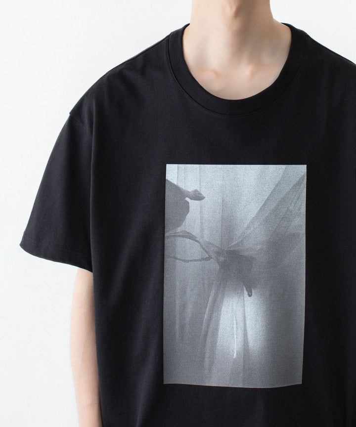 ATTACHMENT アタッチメントの30//2 SUVIN JERSEY PRINT TEE - BLACKの公式通販サイトsession福岡セレクトショップ