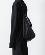 画像をギャラリービューアに読み込む, ATTACHMENT アタッチメントのSYNTHETIC LEATHER SHOULDER BAG - BLACKの公式通販サイトsession福岡セレクトショップ
