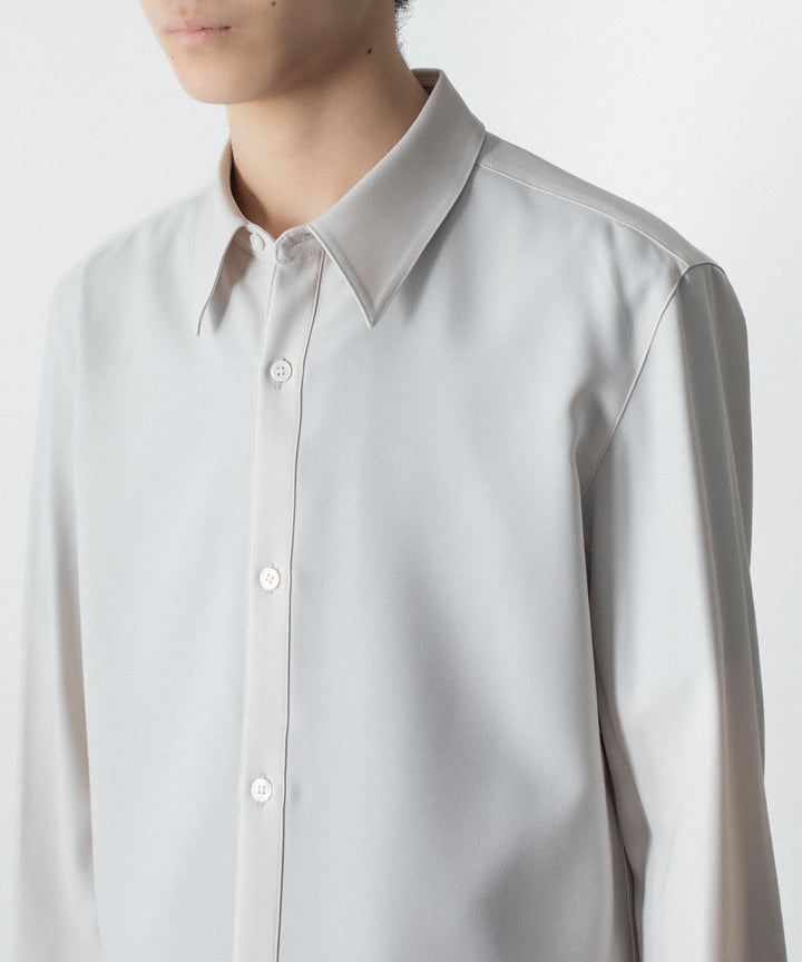 ATTACHMENT アタッチメントのPE COMPACT TWILL REGULAR COLLAR DRESS SHIRT - L.GRAYの公式通販サイトsession福岡セレクトショップ