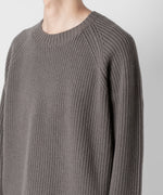 画像をギャラリービューアに読み込む, ATTACHMENT アタッチメントのBRITISH WO KNIT CREWNECK  PULLOVER - KHAKI GRAY 公式通販サイトsession福岡セレクトショップ
