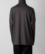 画像をギャラリービューアに読み込む, ATTACHMENT アタッチメントのWO/NY SMOOTH OVERSIZED HIGHNECK L/S TEE - GRAY 公式通販サイトsession福岡セレクトショップ
