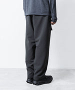 画像をギャラリービューアに読み込む, ATTACHMENT アタッチメントのPE STRETCH DOUBLE CLOTH BELTED WIDE TAPERD TROUSERS - X.GRAYの公式通販サイトsession福岡セレクトショップ
