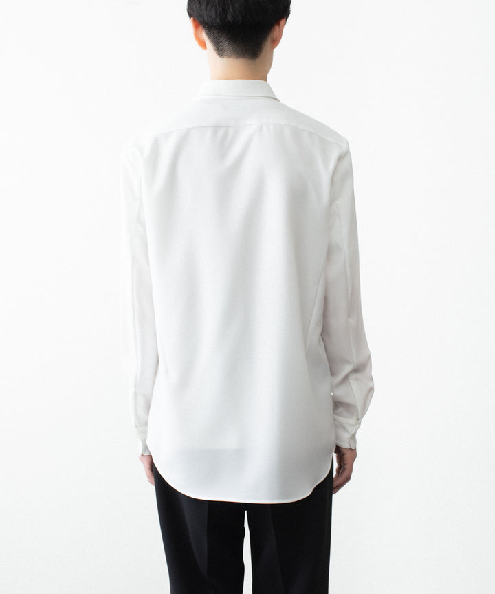 ATTACHMENT アタッチメントのPE COMPACT TWILL REGULAR COLLAR DRESS SHIRT - WHITEの公式通販サイトsession福岡セレクトショップ