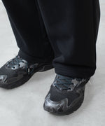 画像をギャラリービューアに読み込む, ATTACHMENT アタッチメントのCO STRETCH TERRY 1TUCK EASY TROUSERS - BLACKの公式通販サイトsession福岡セレクトショップ

