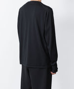 画像をギャラリービューアに読み込む, ATTACHMENT アタッチメントの× JOHN SMEDLEY MERINO EXTRAFINE WELTED CREW NECK L/S - BLACKの公式通販サイトsession福岡セレクトショップ
