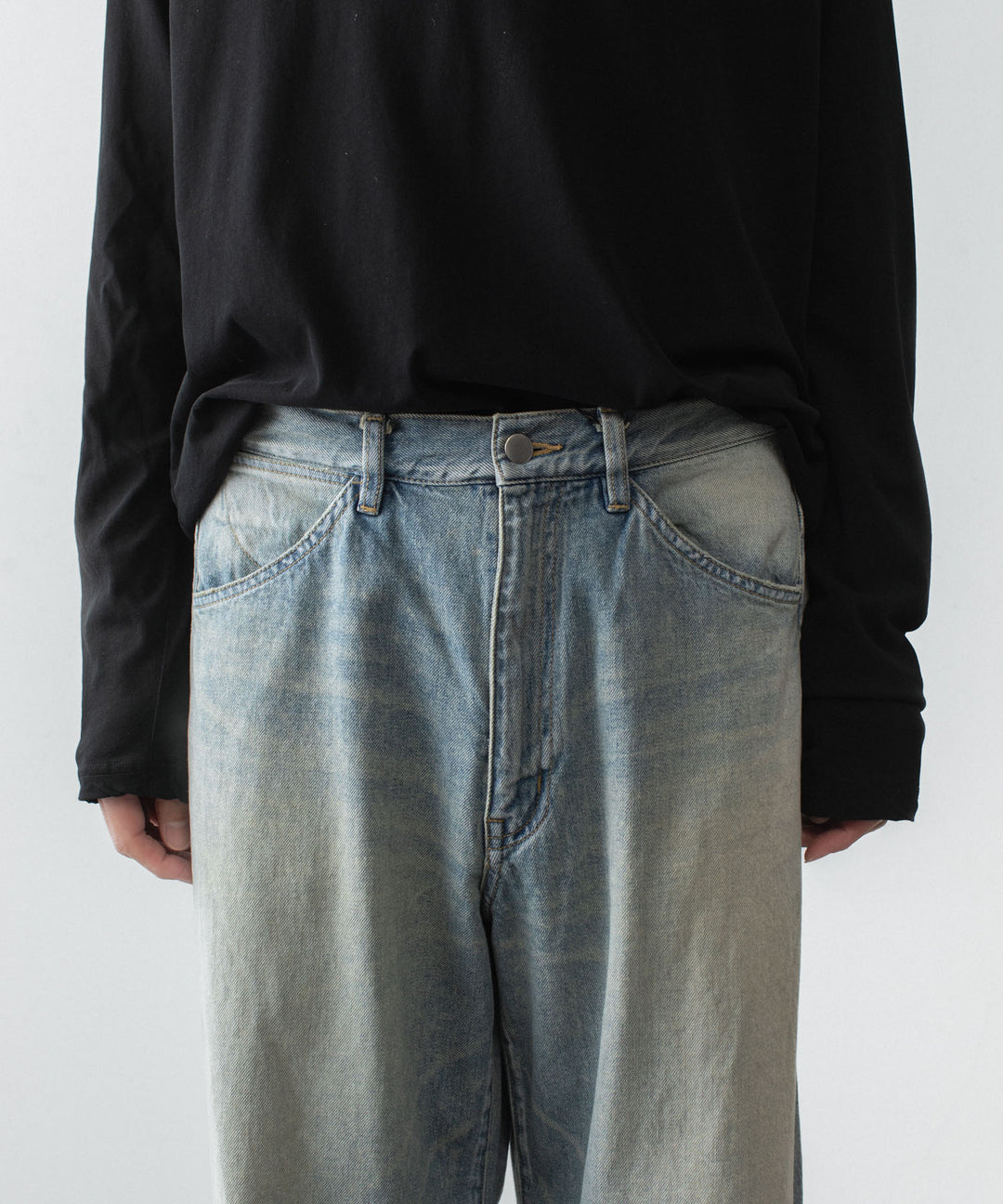 ATTACHMENT アタッチメントの11OZ DENIM WIDE JEANS - L.NAVYの公式通販サイトsession福岡セレクトショップ