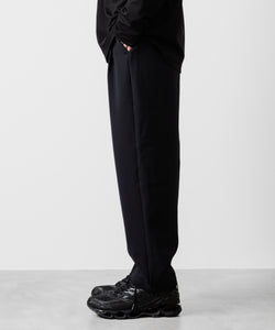 ATTACHMENT アタッチメントのPE STRETCH DOUBLE CLOTH BELTED TAPERED FIT TROUSERS - NAVY 公式通販サイトsession福岡セレクトショップ