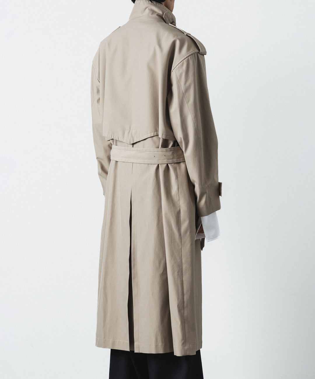 ato(アトウ)のSTAND COLLAR SINGLE TRENCH COAT - BEIGEの公式通販サイトsession福岡セレクトショップ