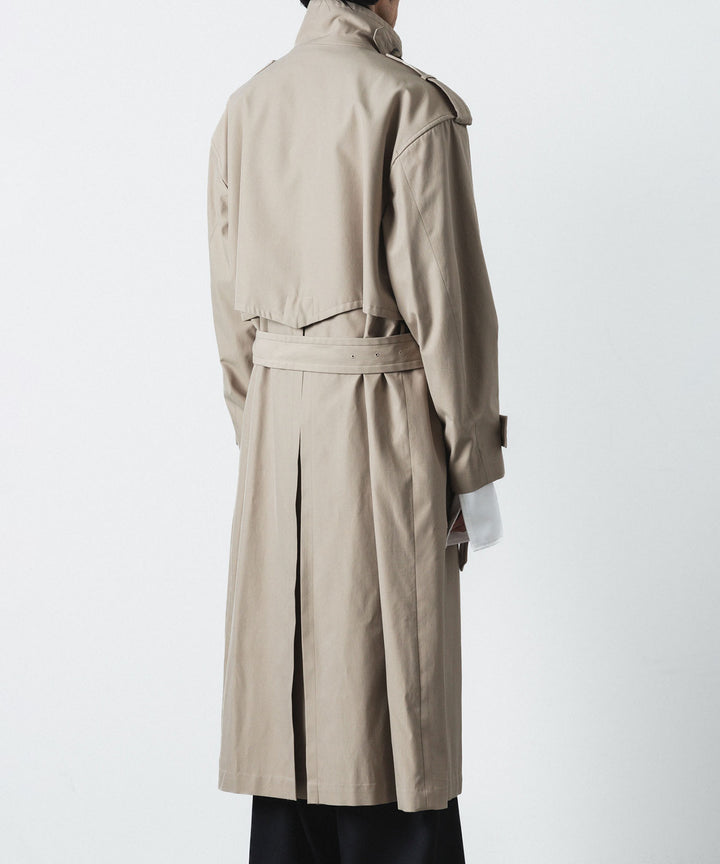 ato(アトウ)のSTAND COLLAR SINGLE TRENCH COAT - BEIGEの公式通販サイトsession福岡セレクトショップ