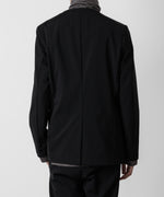 画像をギャラリービューアに読み込む, TTACHMENT アタッチメントのNY/CO STRETCH JERSEY COLLARLESS JACKET - BLACK 公式通販サイトsession福岡セレクトショップ
