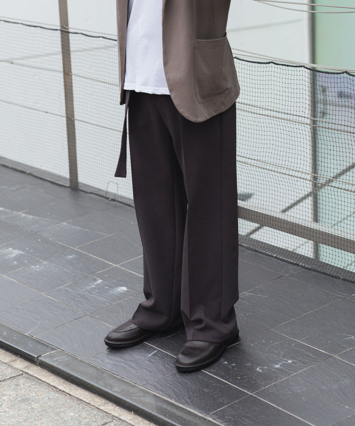 ATTACHMENT アタッチメントのPE STRETCH DOUBLE CLOTH BELTED STRAIGHT TROUSERS - D.BROWNの公式通販サイトsession福岡セレクトショップ