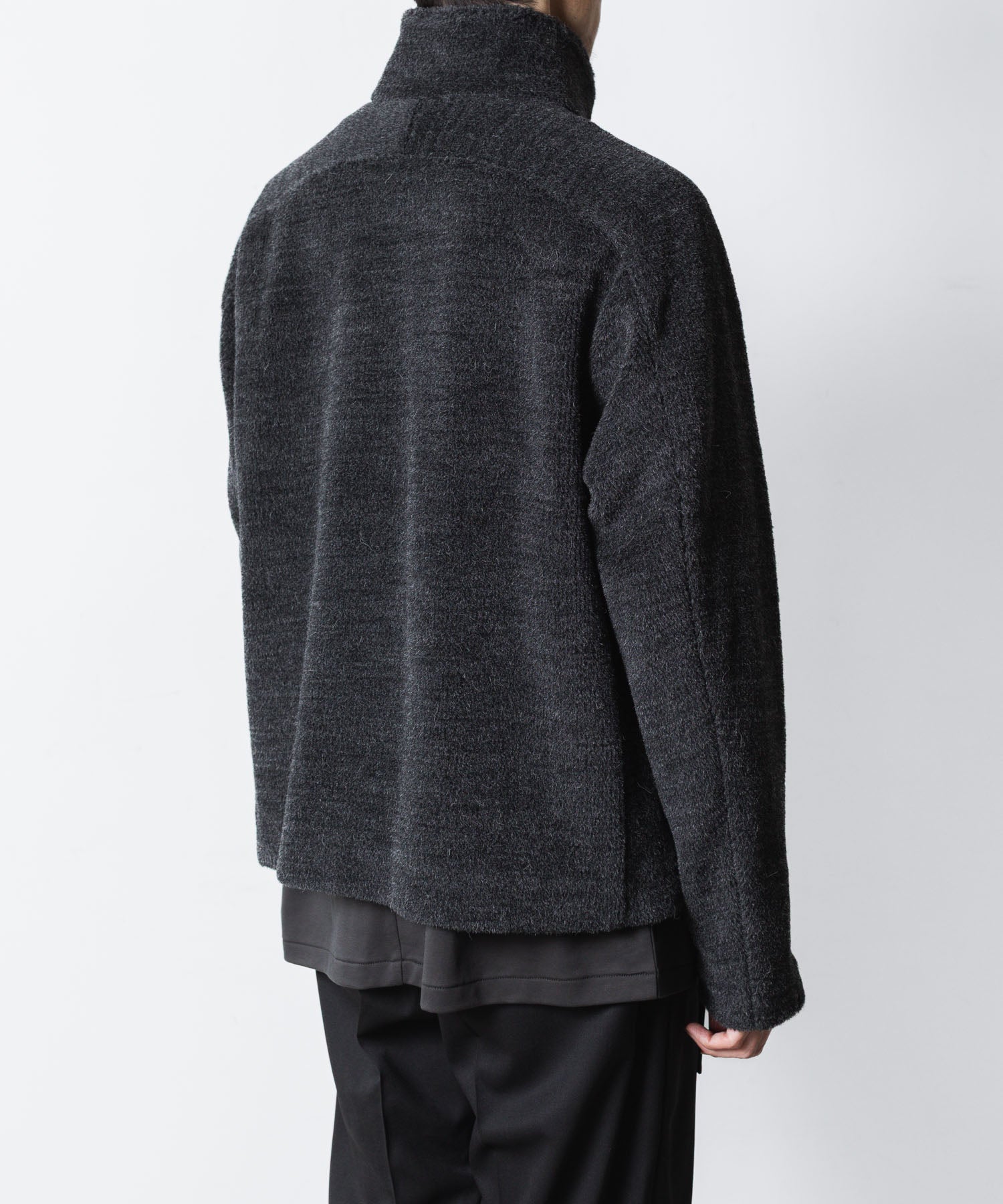 ATTACHMENT アタッチメントのWO/ALPACA BOA ZIP UP BLOUSON - D.GRAYの公式通販サイトsession福岡セレクトショップ
